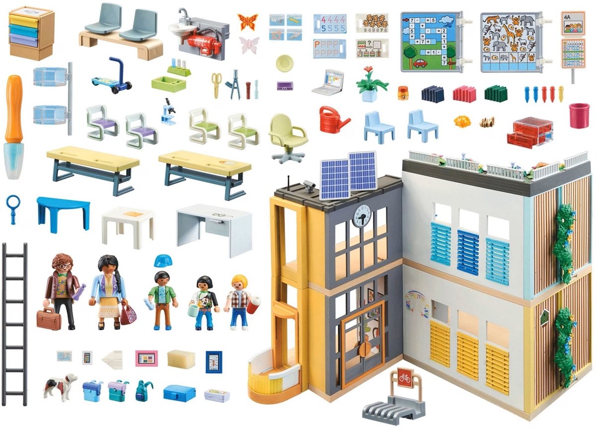 PLAYMOBIL City Life Grote school - 71327 — afbeelding 11