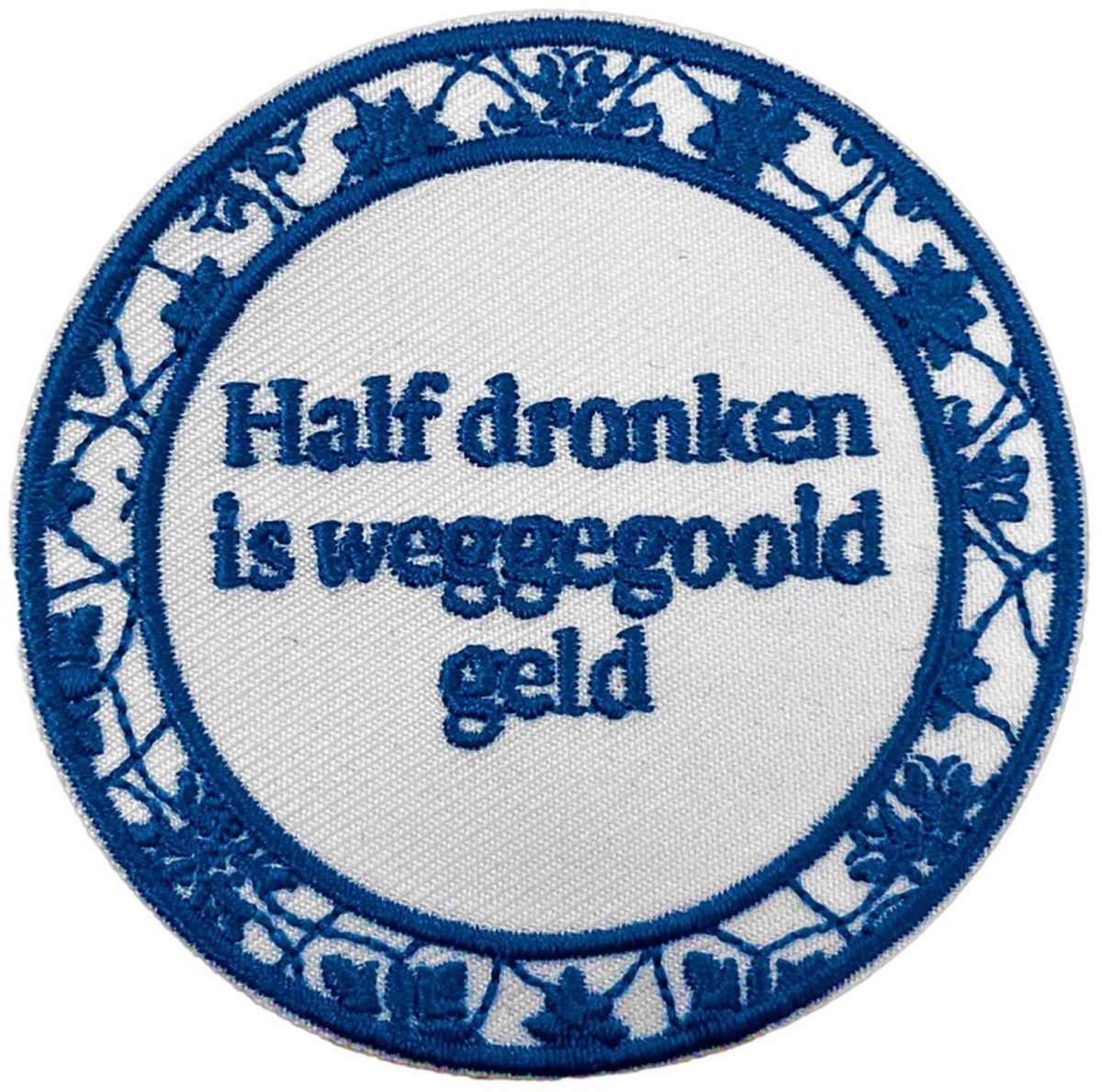 Oeteldonk embleem – Tegeltje – Half dronken