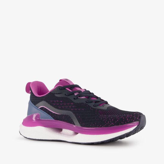Chaussures de course Osaga pour femme noires et roses - Pointure 40 - Semelle amovible