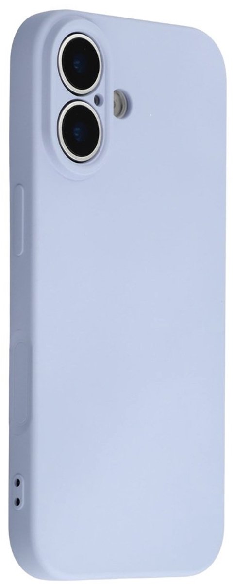Amorus Hoesje - Geschikt voor iPhone 17 Hoesje - Amorus Colour TPU Back Cover - Lavendel Grijs