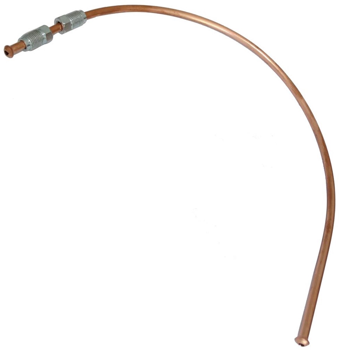 Remleiding - Koperen Slang - Ã˜ 4,75 mm - 40 cm met M10x1 Aansluitingen