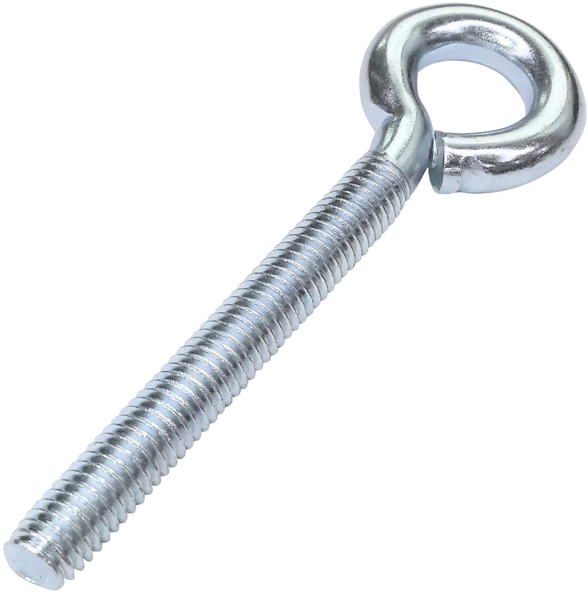 C47818 - Set van 10 - M6x50 Schroevende Oogbout - Ã˜6x50mm - Gegalvaniseerd Staal - DIY Montagegereedschap
