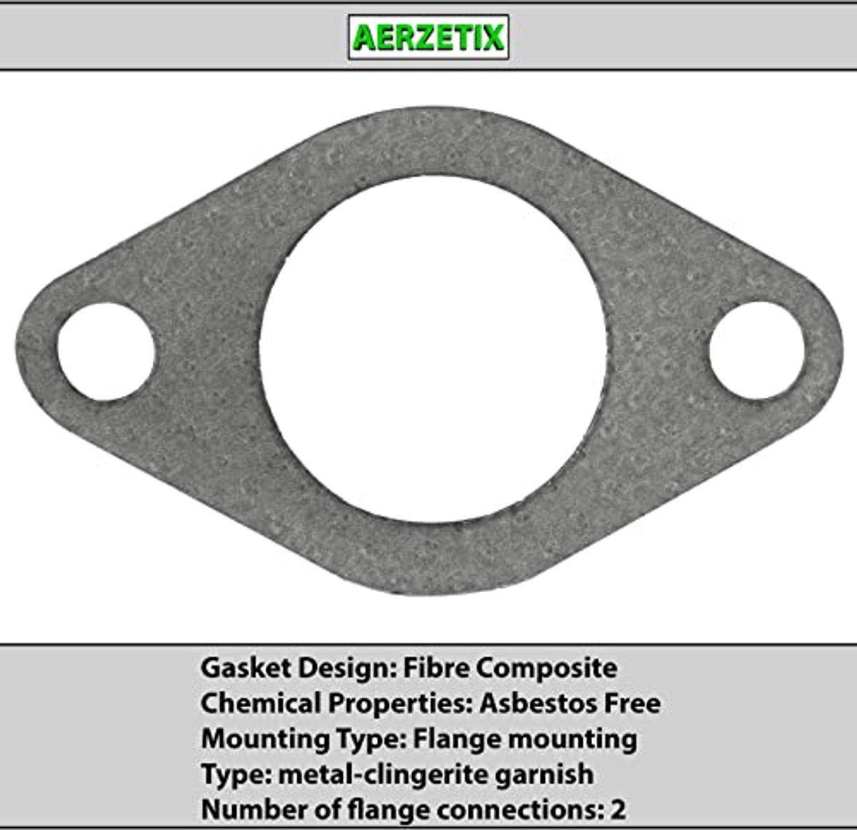 C66243 - EGR-klep afdichting - van metaal - flensmontage - compatibel met Audi, VW, Seat, Skoda 069 131 547D