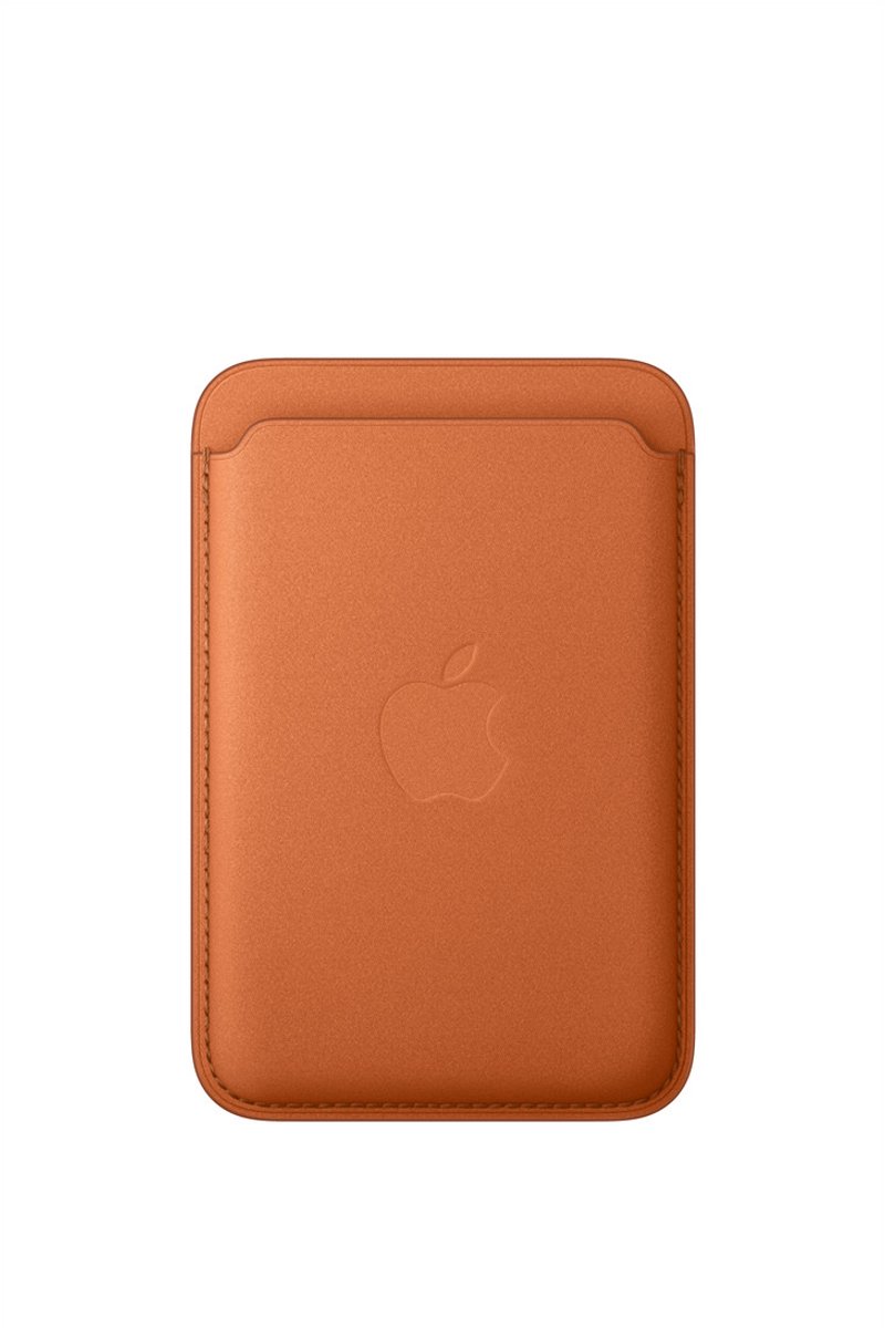 FineWoven kaarthouder met MagSafe voor iPhone – Oranjerood