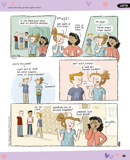 Tina Boekspecial Hartjesboek - Tijdschrift met Maxime en Sophie - Vakantieboek - Winterboek - Hartjes - Meiden - Tekenen - DIY - Doeboek - Boek Meisje - Knutselen Meisjes - Invulboek - Quiz - Liefde - Besties - Zwijmelen - Strips - Quizzen - LOL
