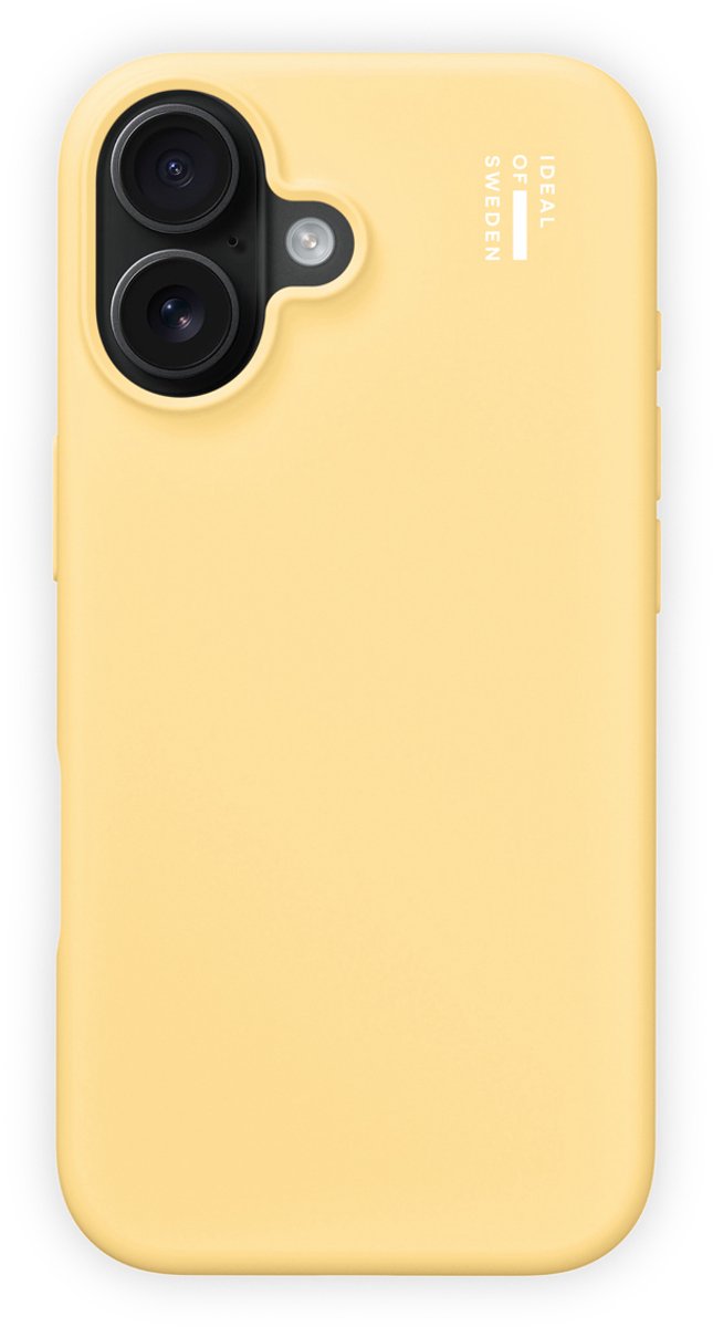 iDeal of Sweden Silicone Case geschikt voor MagSafe geschikt voor iPhone 17 - Soft Lemon