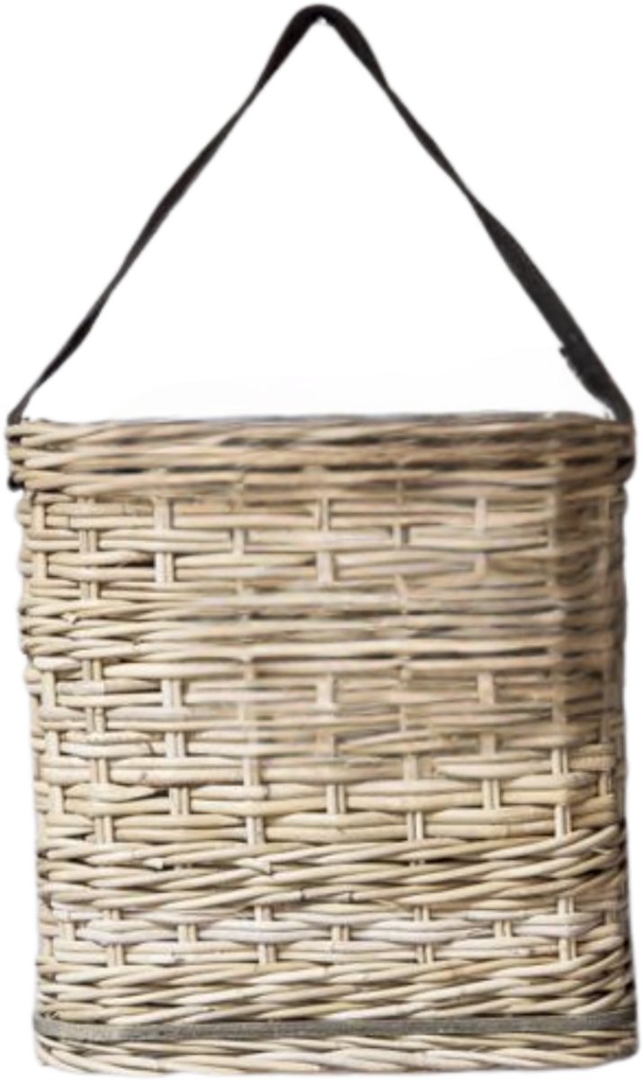 Het Mandenhuys Decoratieve Mand - Naturel Rotan - 39x17x40cm