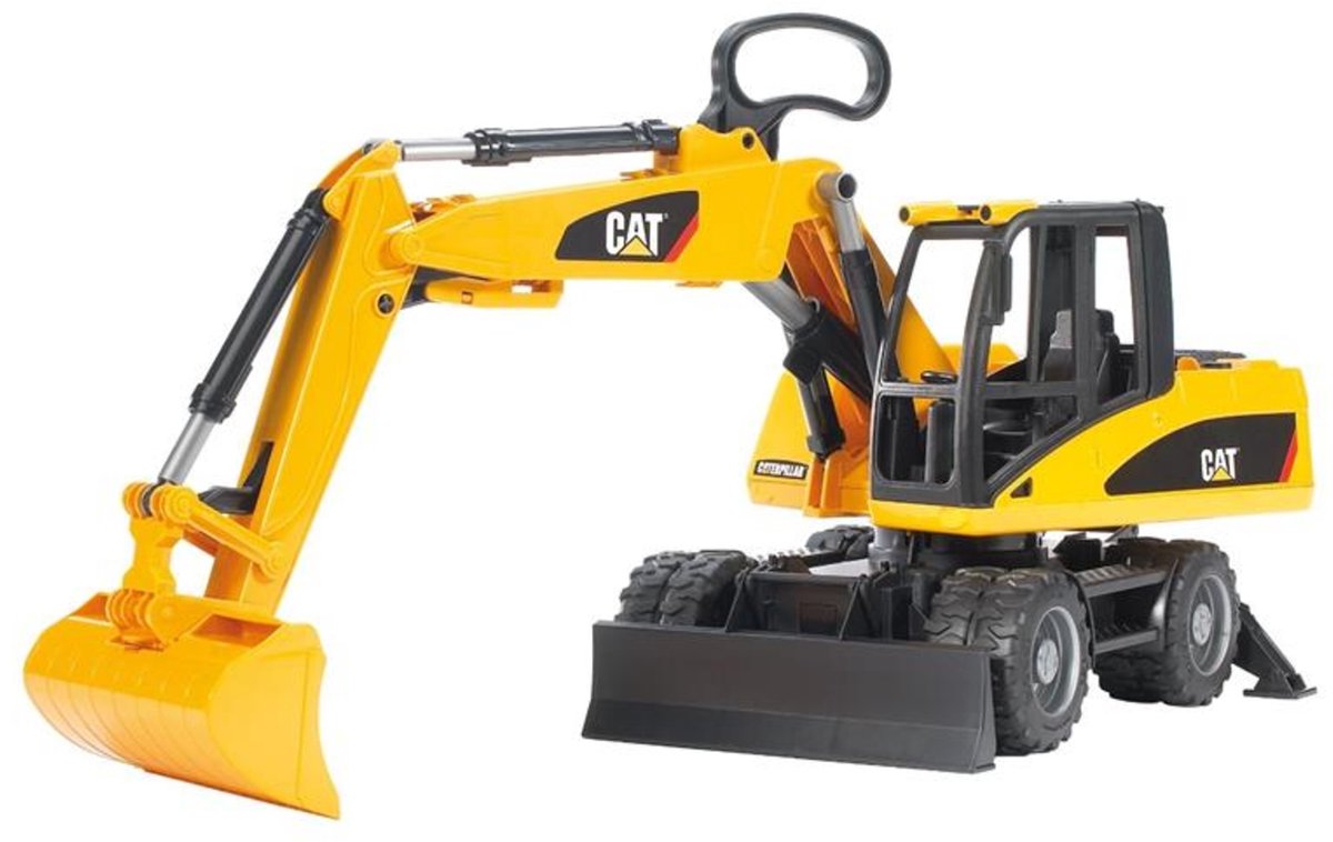 Bruder 02445 – Cat® Graafmachine op Wielen - Werkvoertuig