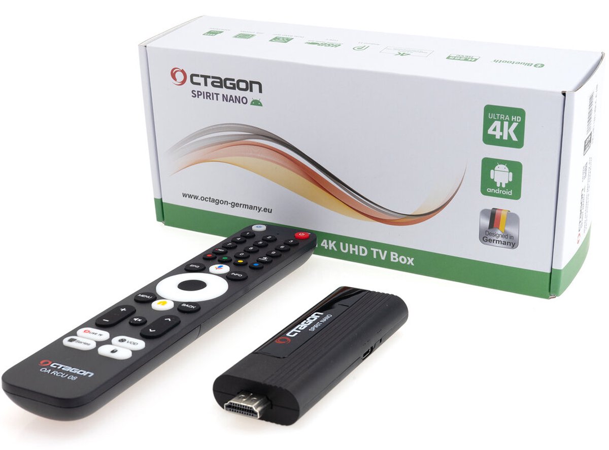 Octagon Spirit Nano 4K UHD - Android TV Stick