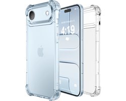 Hoesje geschikt voor Apple iPhone 17 Air hoesje siliconen - backcover - optimale bescherming - Transparant