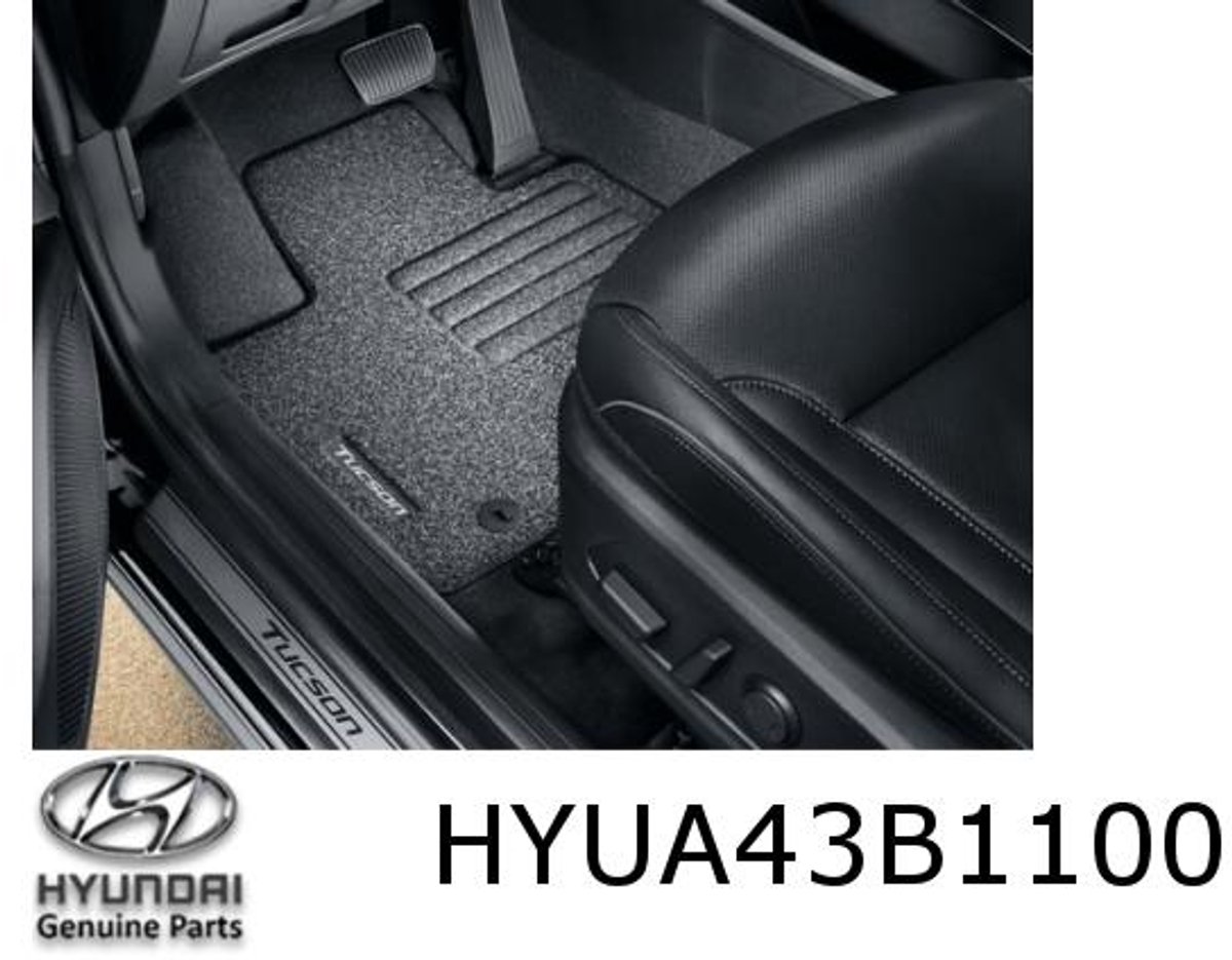 Hyundai Tucson (1/21-) Mattenset (standaard) tekst "Tucson" Origineel! CZ141ADE00