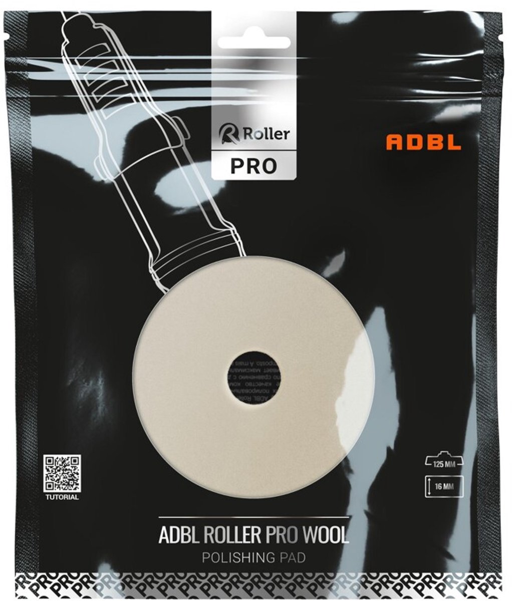 ADBL - Roller Pro Wool Polijst Pad - 125Ø