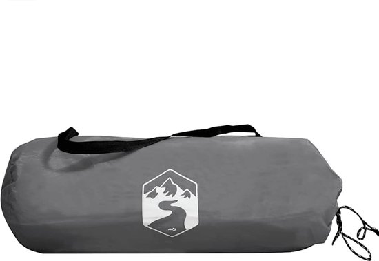 vidaXL - Strandtent - 2-persoons - waterdicht - grijs van Vidaxl — afbeelding 4