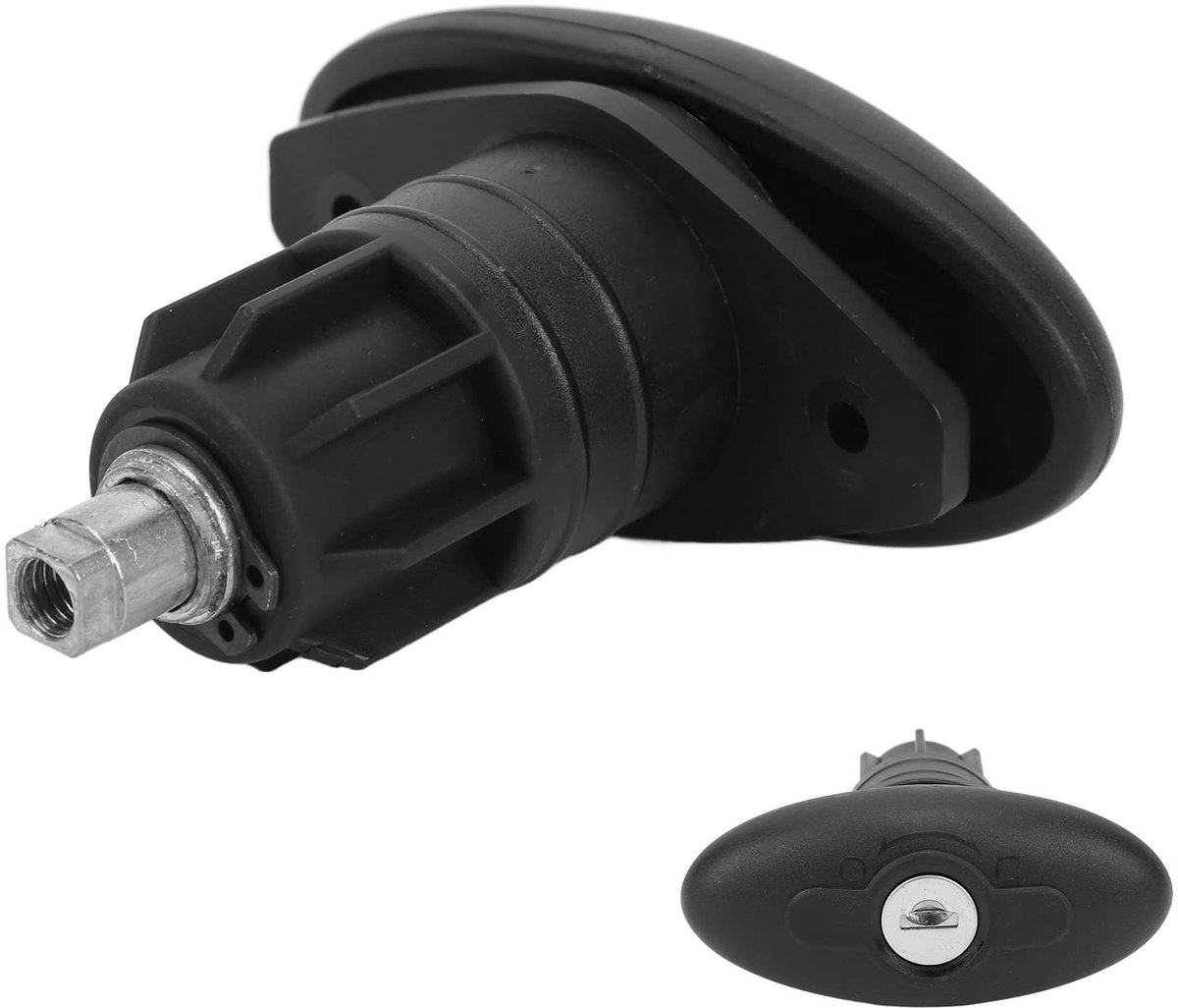 30 mm Draaibaar RV Cabine Deurslot - Nylon Zinklegering met 2 Sleutels