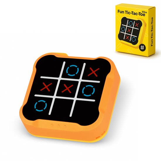 Jeu De Morpion Électronique Portable – Console De Jeux De Voyage Avec Modes Solo Et Duo – Cadeau Éducatif Pour Enfants Et Adultes