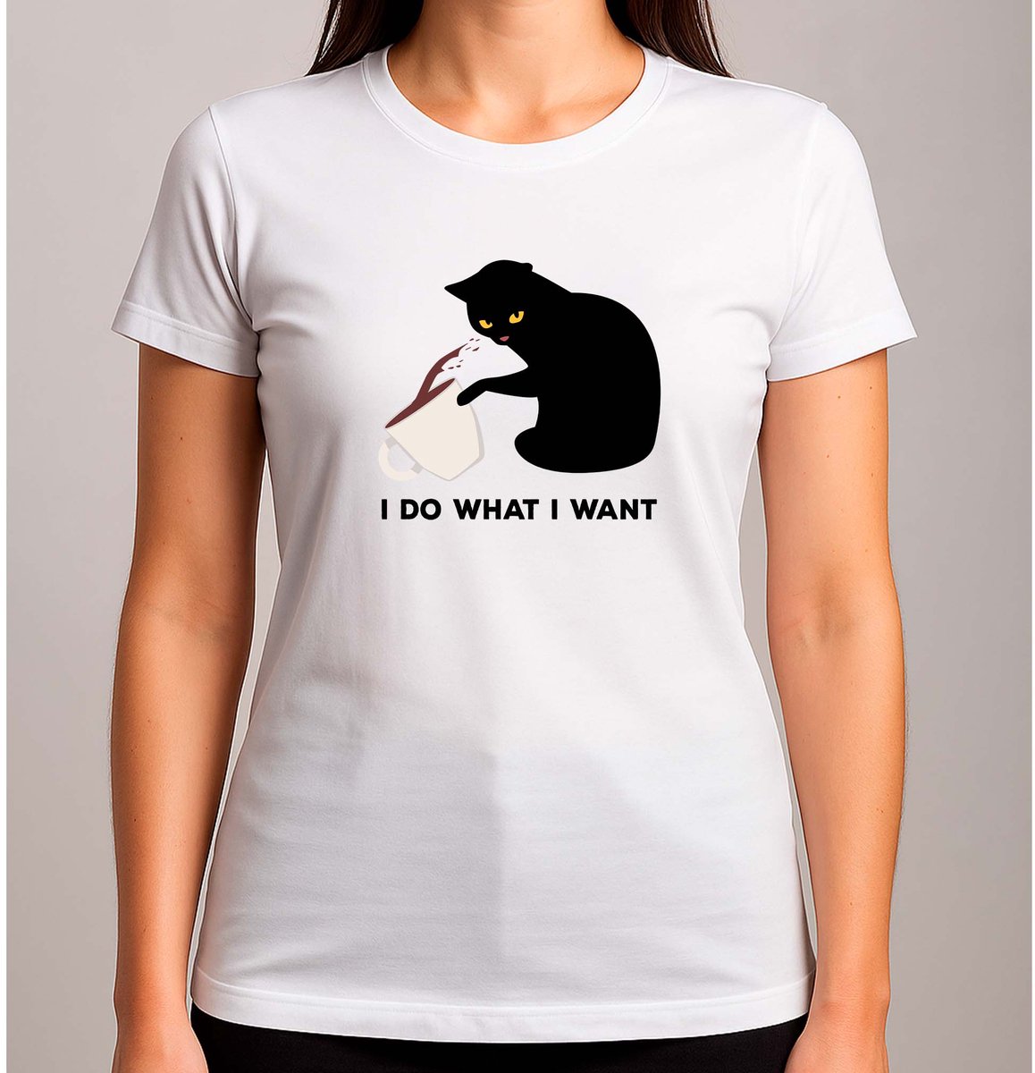 I Do What i Want Baby Cat - T Shirt - Cat - CuteCat - CatLover - CatLife - Kat - LieveKat - GrappigeKat - KattenLiefhebber - BestMom - MamaLeven