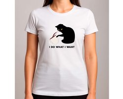 I Do What i Want Baby Cat - T Shirt - Cat - CuteCat - CatLover - CatLife - Kat - LieveKat - GrappigeKat - KattenLiefhebber - BestMom - MamaLeven