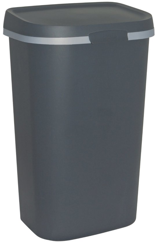 Curver Mistral Flat Prullenbak - 50L - Antraciet