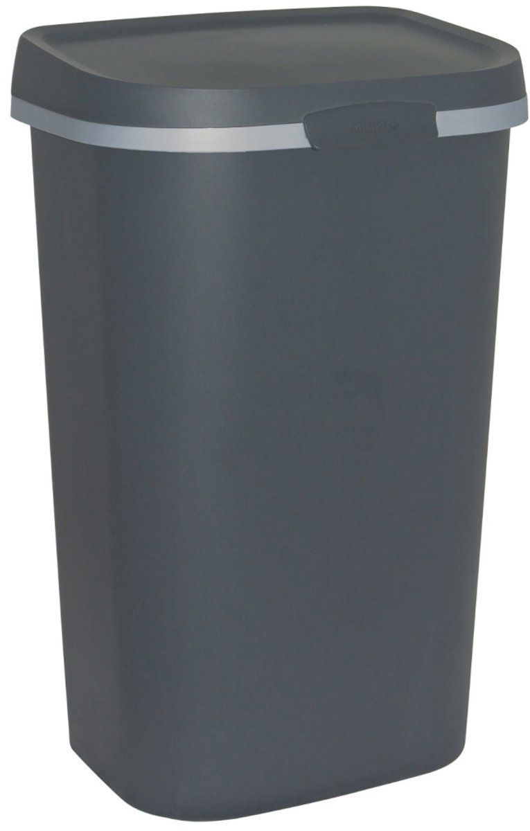 Curver Mistral Flat Prullenbak - 50L - Antraciet - Recycled Kunststof