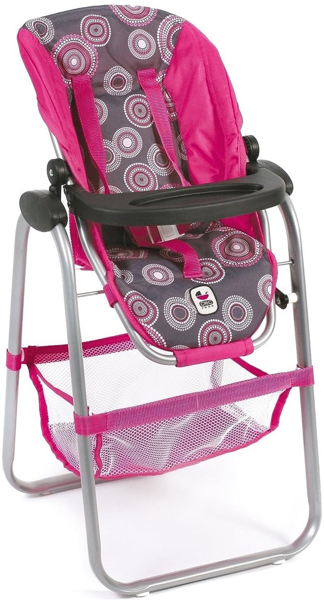 Bayer Chic 2000 - Hoge Poppenstoel - Hot Pink Pearls
