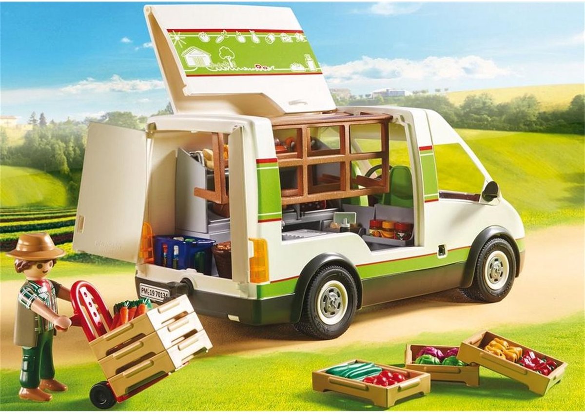PLAYMOBIL Country Marktkraamwagen - 70134 — afbeelding 2
