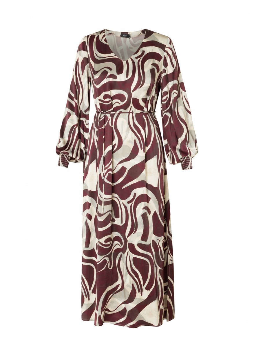 YEST CURVE Gisela One pieces - Dark Bordeaux/Multi - maat 4(54/56)
