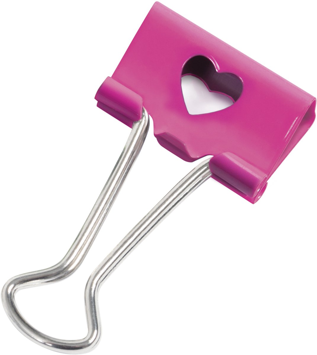 RAPESCO papierklemmen 32mm roze met emoji, 20 stuks