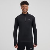 Rogelli Essential Heren Hardloopshirt - Lange Mouw - Duimgat - Zwart