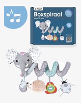 Nuby Pinguïn Activity Spiraalspeelgoed Voor Kinderwagen, Autostoel Of Kinderstoel - Interactief Reispeelgoed Met Piep & Spiegel