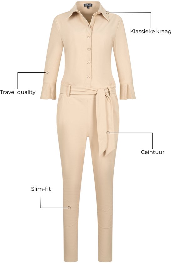 Mi Piace Combinaison en tissu de voyage sable 202033 Taille XL