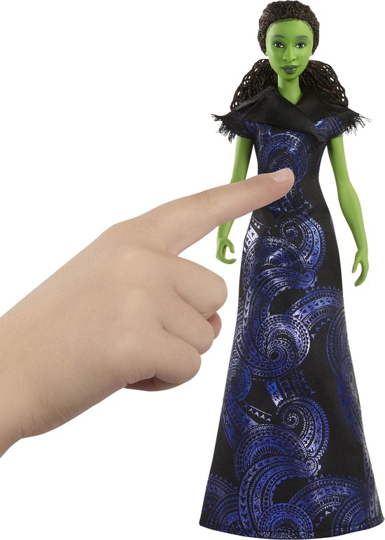 Wicked For Good zingende Elphaba Pop - Zingt 'For Good' - Zingende Modepop van Mattel — afbeelding 5