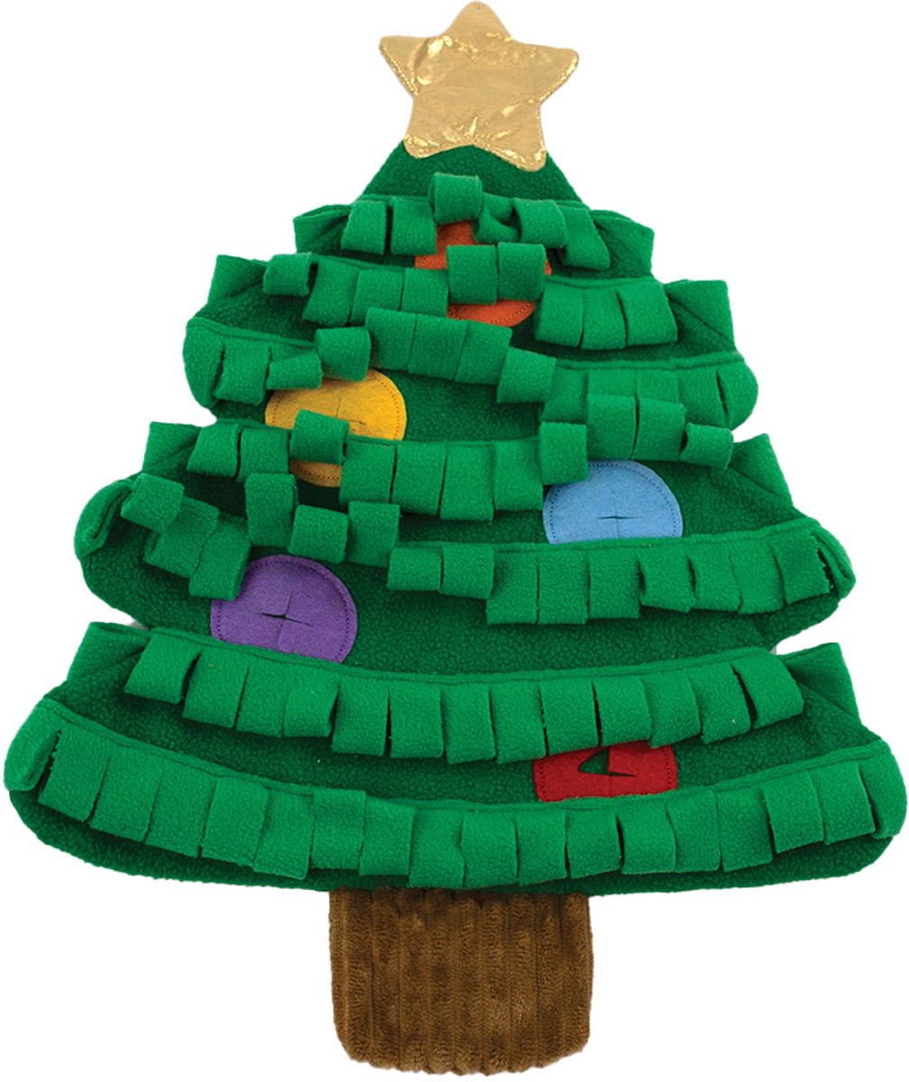 Happy pet snuffelmat kerstboom 47x34x2,5 cm