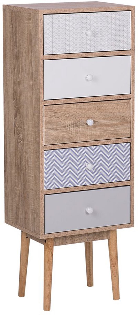 FOLEY - Commode - Lichtgrijs - MDF