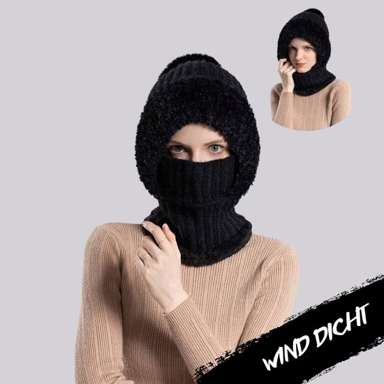 NLAND Bivakmuts winter voor mannen vrouwen unisex balaclava verstelbaar gezichtsmasker warm skimasker voor outdoor sport fiets motorfiets, roze, One size