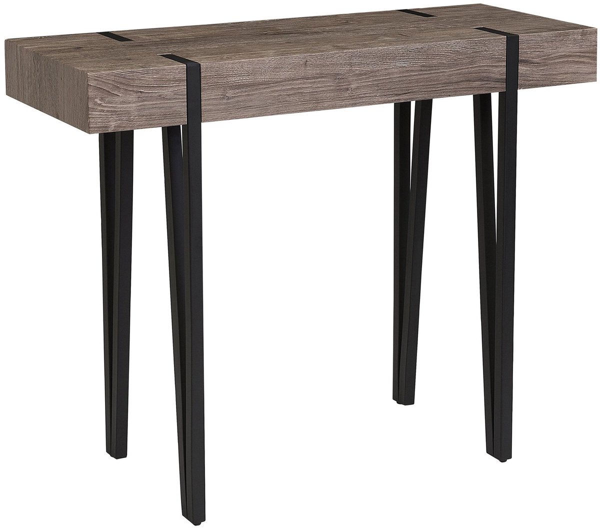 Beliani ADENA - Consoletafel - Donkere houtkleur - MDF Bruin
