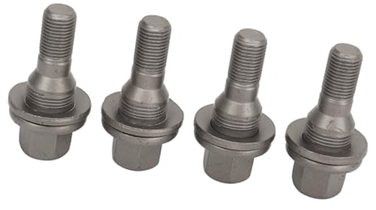 4pcs 17mm Hex Wheel Bolts Tire Nuts Bolts Replacement for 206 207 308 407