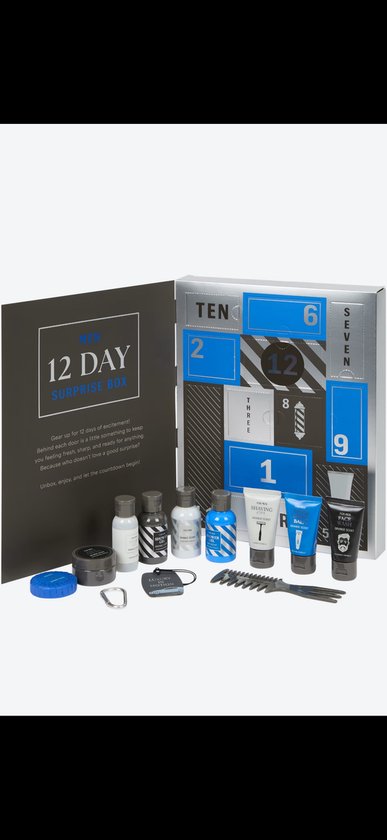 Adventskalender Mannen - 12 dagen - voor hem - kerstcadeau -