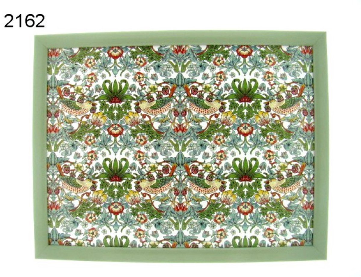Lesser & Pavey Schootkussen William Morris Strawberry Thief - 39,5 x 29,5 cm - stevig blad