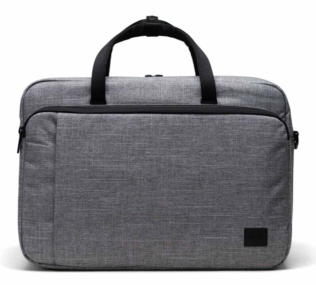 Herschel reistas met laptopvak Bowen Duffle Tech 30 L Raven Crosshatch grijs