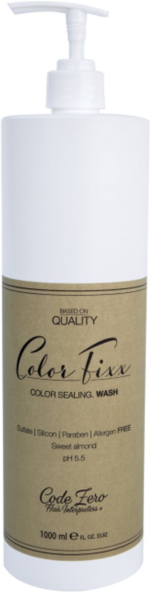 Code Zero Color Fixx Shampoo & Pumpe 1 l - bei Friseurbedarf Gabriel