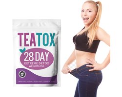 TEATOX Afslank thee - Detox thee - 28 Dagen - Eetlust Onderdrukkend - Afvallen & Afslanken