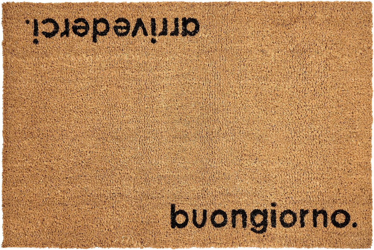 Beliani LABO - Deurmat - Natuurlijk - 60 x 90 cm - Kokos