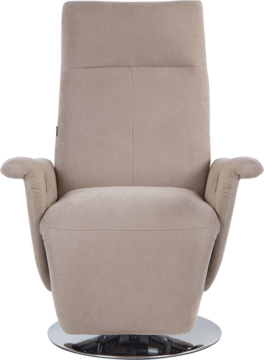 BELIANI PRIME Massagestoel Taupe Polyester - afbeelding 2