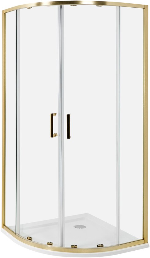 Cabine de douche JUKATAN 90 x 90 x 185 cm Or