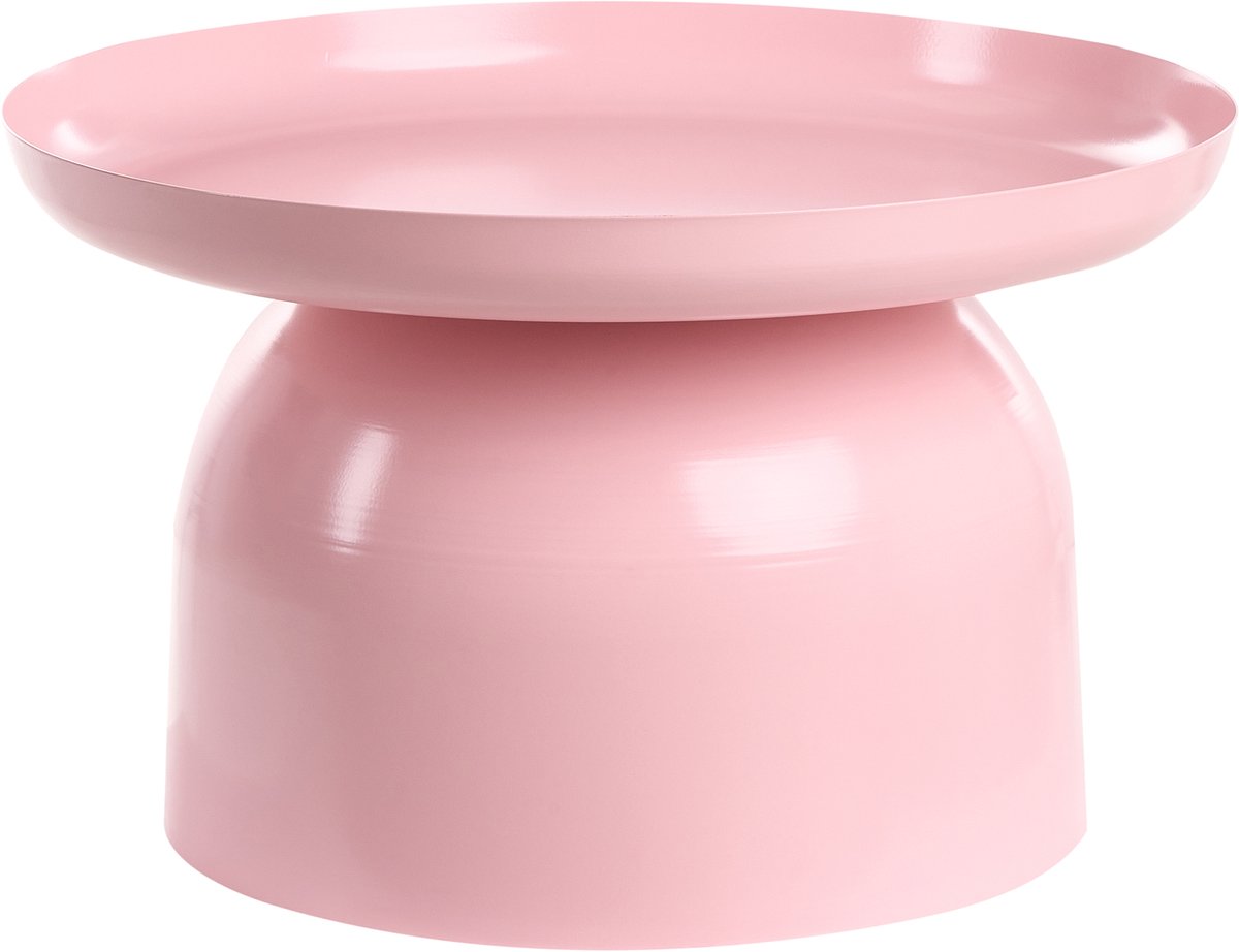 BELIANI TAGGART - Salontafel - Pastelroze - IJzer