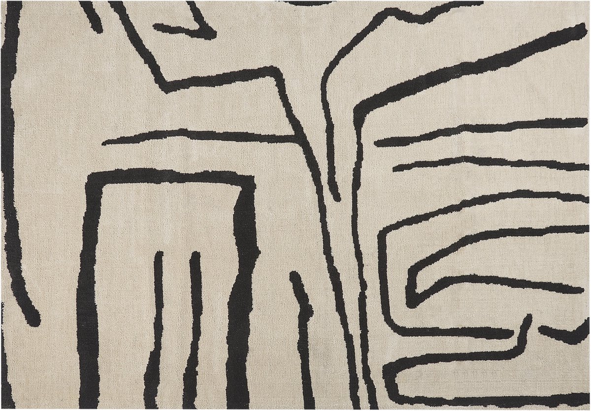 KOLPUR - Vloerkleed - Lichtbeige - 160 x 230 cm - Polyester
