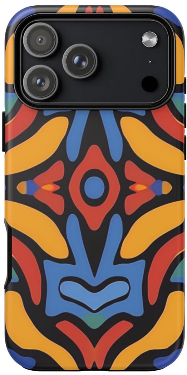 Kleurrijk Abstract Patroon – Telefoonhoesje Geschikt voor iPhone 17 Pro Max