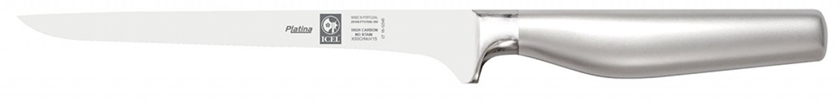 ICEL - Platina Series - Fileermes - 15 cm - RVS