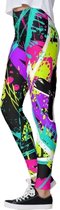 Leggings Graffiti - Pantalons Femme - Fluo - Couleurs - Sport - Yoga - Fitness
