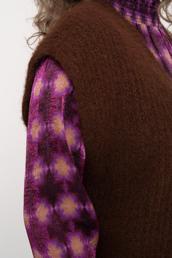 Foto: Geisha gilet hairy 54830 29 775 brown